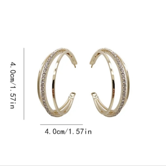 Take 50% off! Hoop earrings - Picture 5 of 5